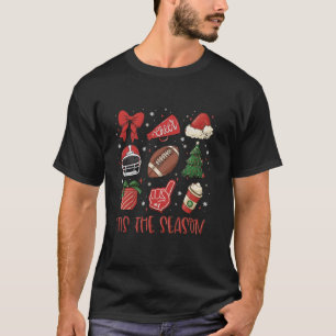 T-shirt C'Est La Saison Coquette Bow Football Café Joyeux