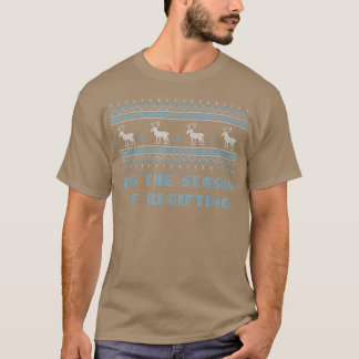 T-shirt C'est la saison de la régression des jeux de Noël 