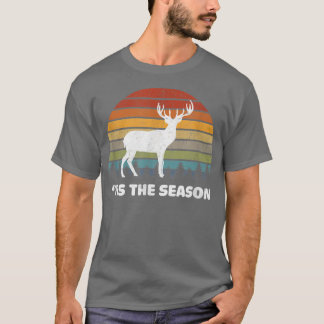 T-shirt C'est la saison Deer Bow Chasse Saison Hun