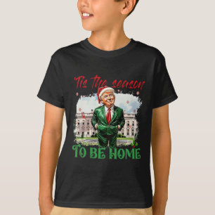 T-shirt C'est la saison d'être à la maison Maison Blanche