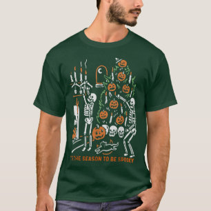 T-shirt C'Est La Saison D'Être Éffrayant Drôle Halloween &