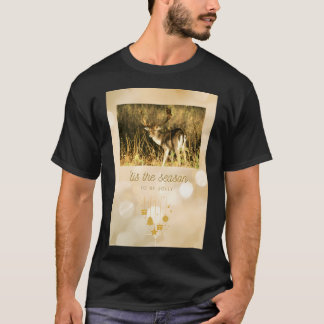 T-shirt C'Est La Saison D'Être Jolly Reindeer