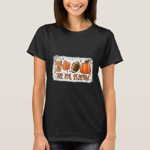 T-shirt C'Est La Saison Football Football Chute Thanksgivi