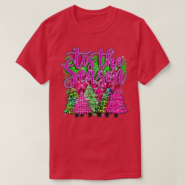 T-shirt C'Est La Saison Jesus Noël Père Noël Holiday Famil (Design devant)