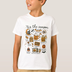 T-shirt C'Est La Sorcière De Citrouille Graphique Vintage