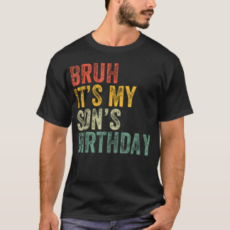 T-shirt C'est l'anniversaire de mon fils Drôle d'anniversa