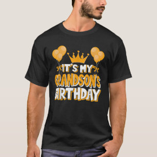T-shirt C'est l'anniversaire de mon grand-fils Fête Famill