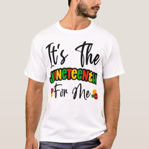 T-shirt C'Est Le 11 Juillet Pour Moi Melanin Black Sista B
