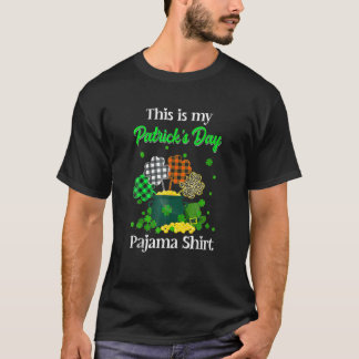 T-shirt C'est le jour de ma St. Patrick Pajama Leopard Pla