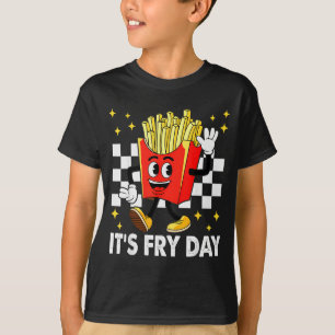 T-shirt C'est le jour des frites - Nourriture rapide de fr