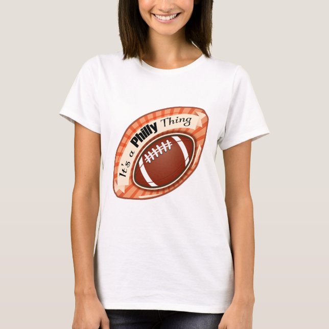 T-shirt C'est le meilleur football à Philly #USA best whit (Devant)