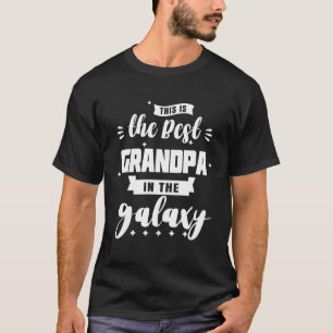 T-shirt C'est le Meilleur Grand-Père du Père Galaxy