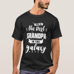 T-shirt C'est le Meilleur Grand-Père du Père Galaxy