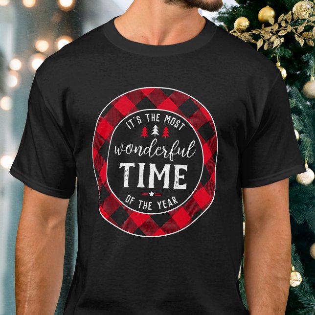 T-shirt 'C'est le moment le plus merveilleux' Noël Rouge N (Créateur téléchargé)