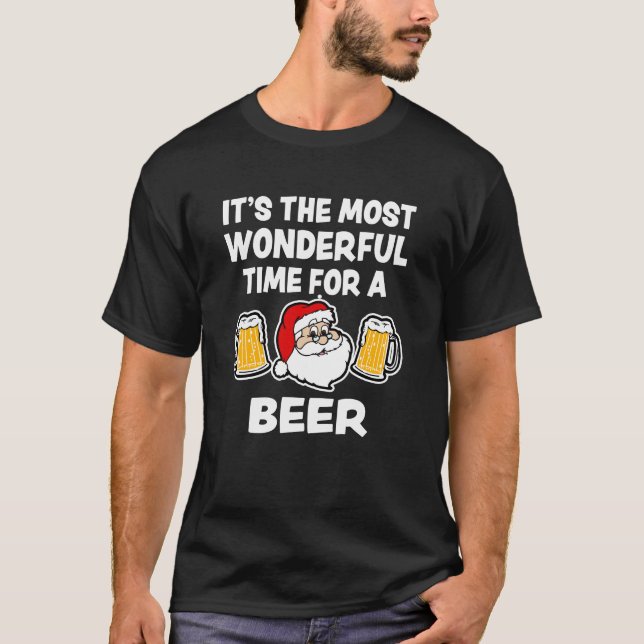 T-shirt C'est le moment le plus merveilleux pour Noël de (Devant)
