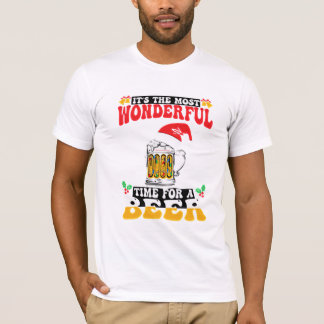 T-shirt C'est le moment le plus merveilleux pour une bière