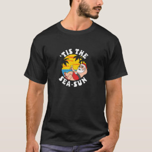 T-shirt C'Est Le Sea Sun Père Noël Beach Noël Été À Ju