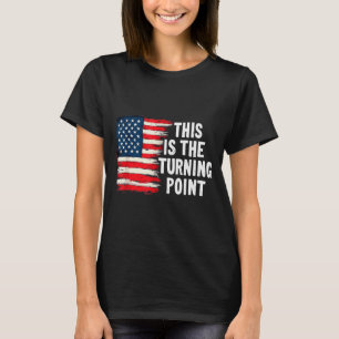 T-shirt C'est Le Tee Point De Retour Drapeau Usa Pour Homm