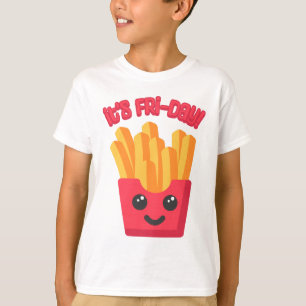 T-shirt C'est le Vendredi ! Cartoon de Fry Français mignon
