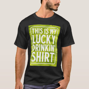 T-shirt C'Est Le Whiske Irlandais De Ma Bière Verte De Mon