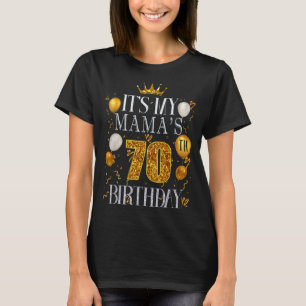 T-shirt C'est les 100 ans de ma maman Papillon Joyeux 100 