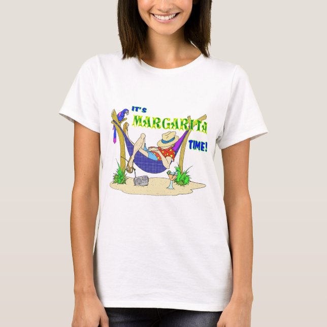 T-shirt C'est l'heure de MARGARITA (Devant)