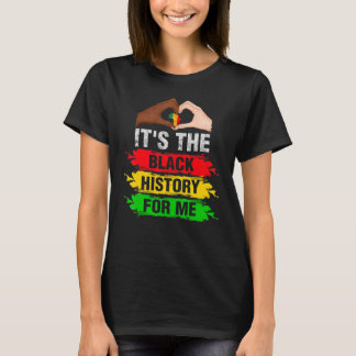 T-shirt C'est l'histoire noire pour moi Emp Africain Améri