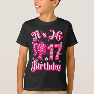 T-shirt C'Est Ma 17e Poupée Fille Anniversaire 17 Ans Anni