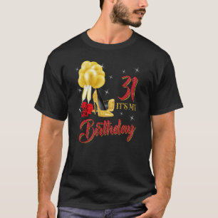 T-shirt C'est ma 31e chemise d'anniversaire 31 ans Rose ro