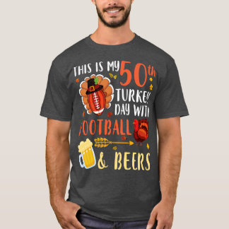 T-shirt C'Est Ma 50E Journée De Turquie Avec Et Bières Boi