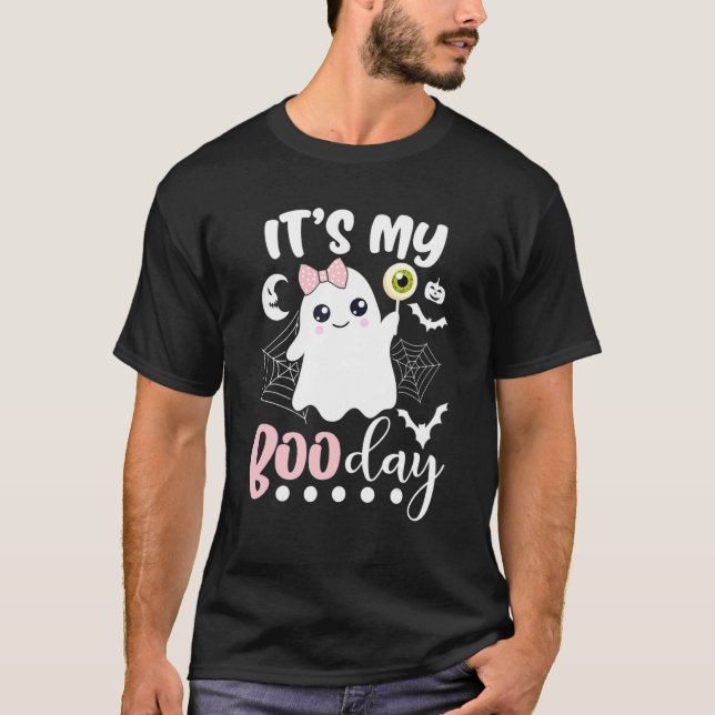 T-shirt C'Est Ma Boo Day Mignonne Halloween Anniversaire F (Devant)