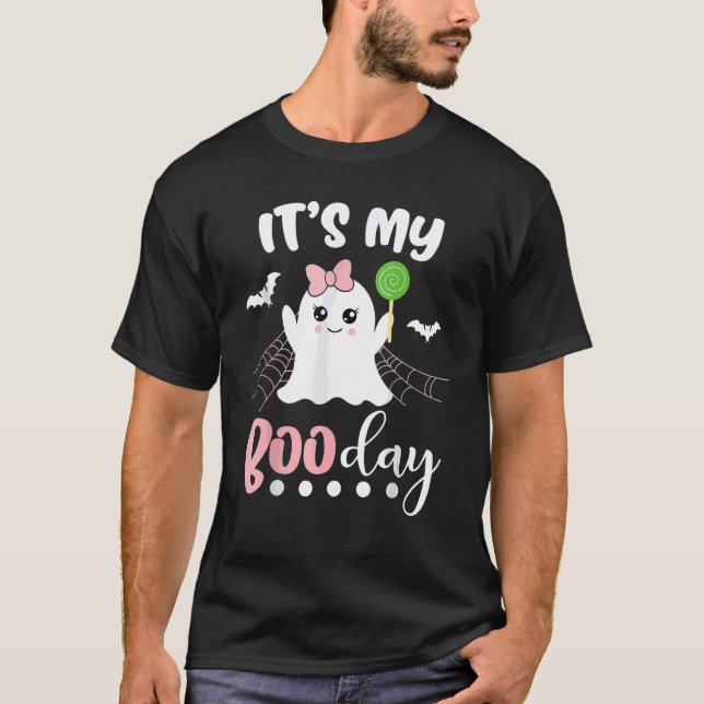 T-shirt C'Est Ma Boo Day Mignonne Halloween Anniversaire F (Devant)