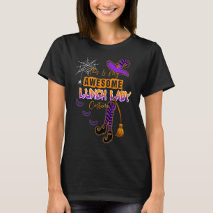 T-shirt C'Est Ma Cafétéria Costume Lady Déjeuner Halloween