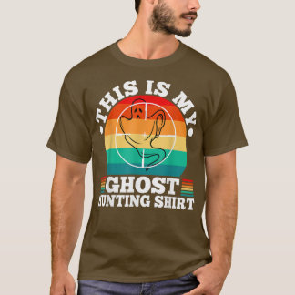 T-shirt C'Est Ma Chasse Aux Fantômes, Retro Halloween Scar