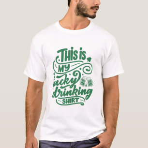 T-shirt C'est ma chemise à boisson Lucky
