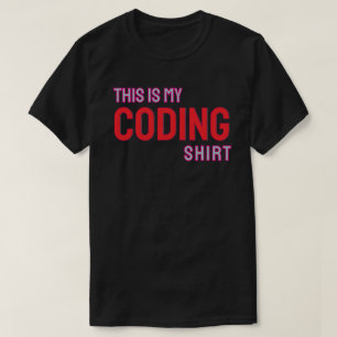 T-shirt C'est ma chemise de codeur