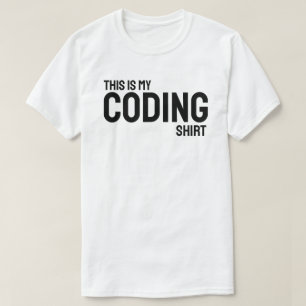 T-shirt C'est ma chemise de codeur