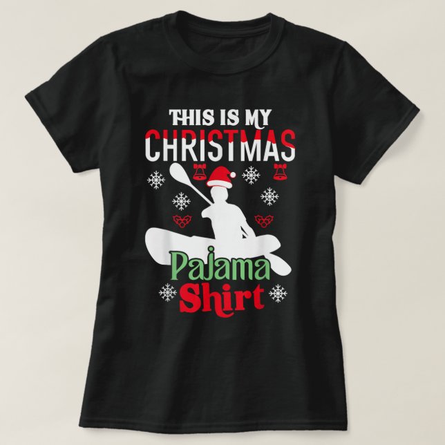 T-shirt C'Est Ma Chemise De Fête De Noël Xmas Rowin (Design devant)