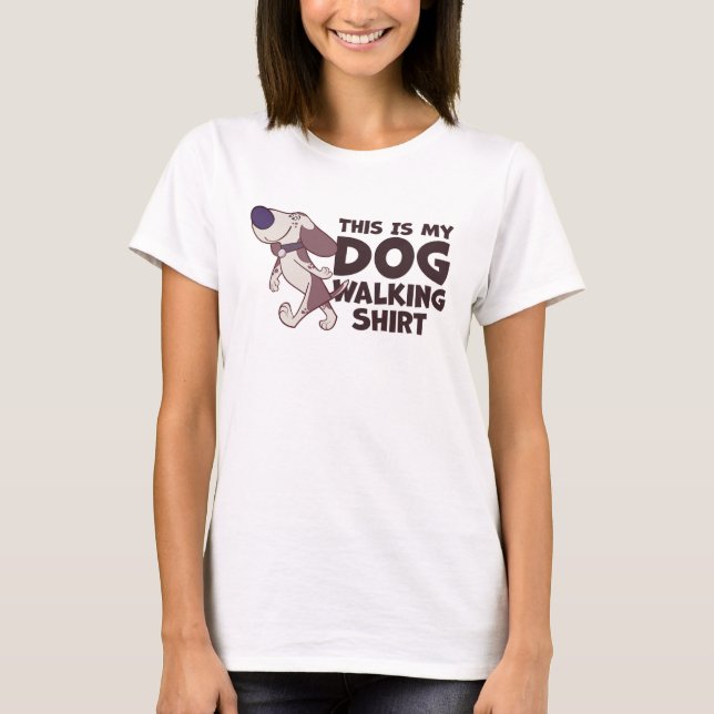 T-shirt C'Est Ma Chemise De Marche De Chien Avec Un Chien  (Devant)