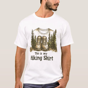 T-shirt C'est ma chemise de randonnée Dessin drôle de bott