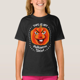 T-shirt 🎃 C'Est Ma Chemise D'Halloween - Drôle Citrouille