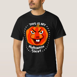 T-shirt 🎃 C'Est Ma Chemise D'Halloween - Drôle Citrouille