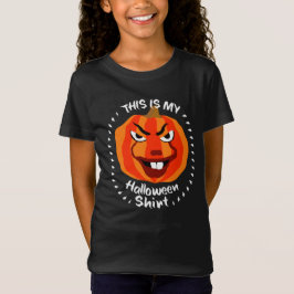 T-Shirt 🎃 C'Est Ma Chemise D'Halloween - Drôle Citrouille