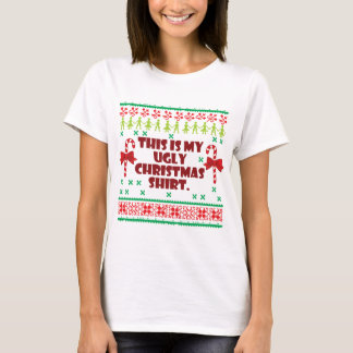 T-shirt C'est ma chemise laide de Noël