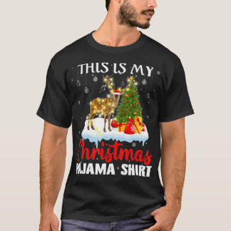 T-shirt C'Est Ma Famille De Correspondances De Cerfs De Pa