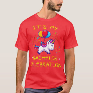 T-shirt C'est ma fête de baccalauréat Unicorn mariage drôl