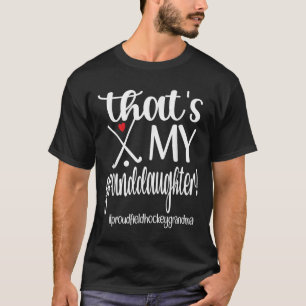 T-shirt C'est ma fierté de grand-mère de hockey sur gazon