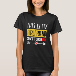 T-shirt C'est ma fille ami Ne lui touchez pas les citation
