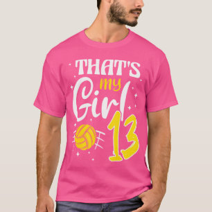 T-shirt C'Est Ma Fille Volleyball 13