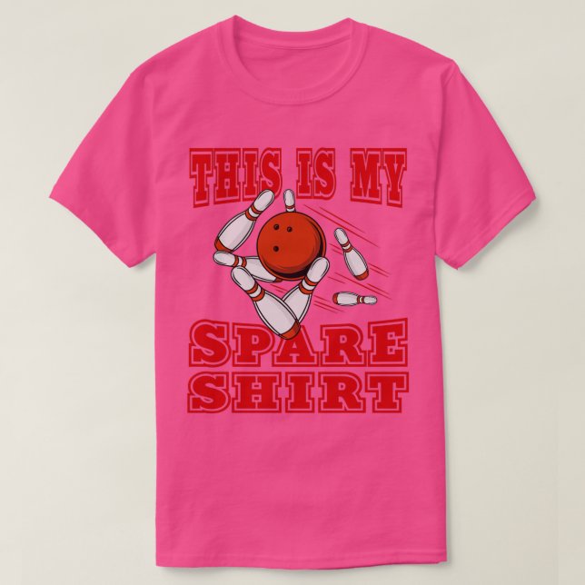 T-shirt C'est ma gouttière de bol de 10 broches de rechang (Design devant)